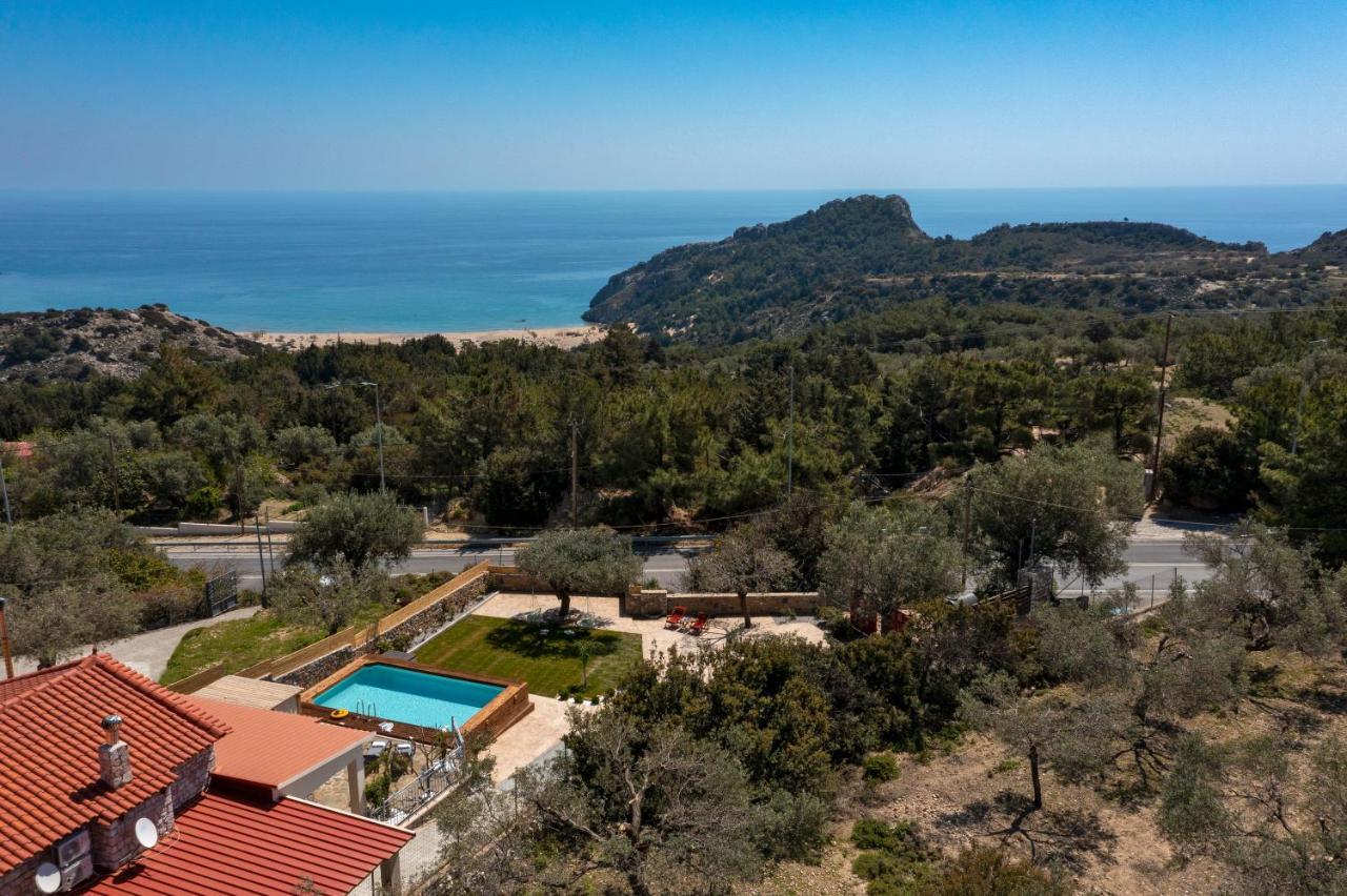 Sea Rock Villa Rodos Арханґелос Екстер'єр фото